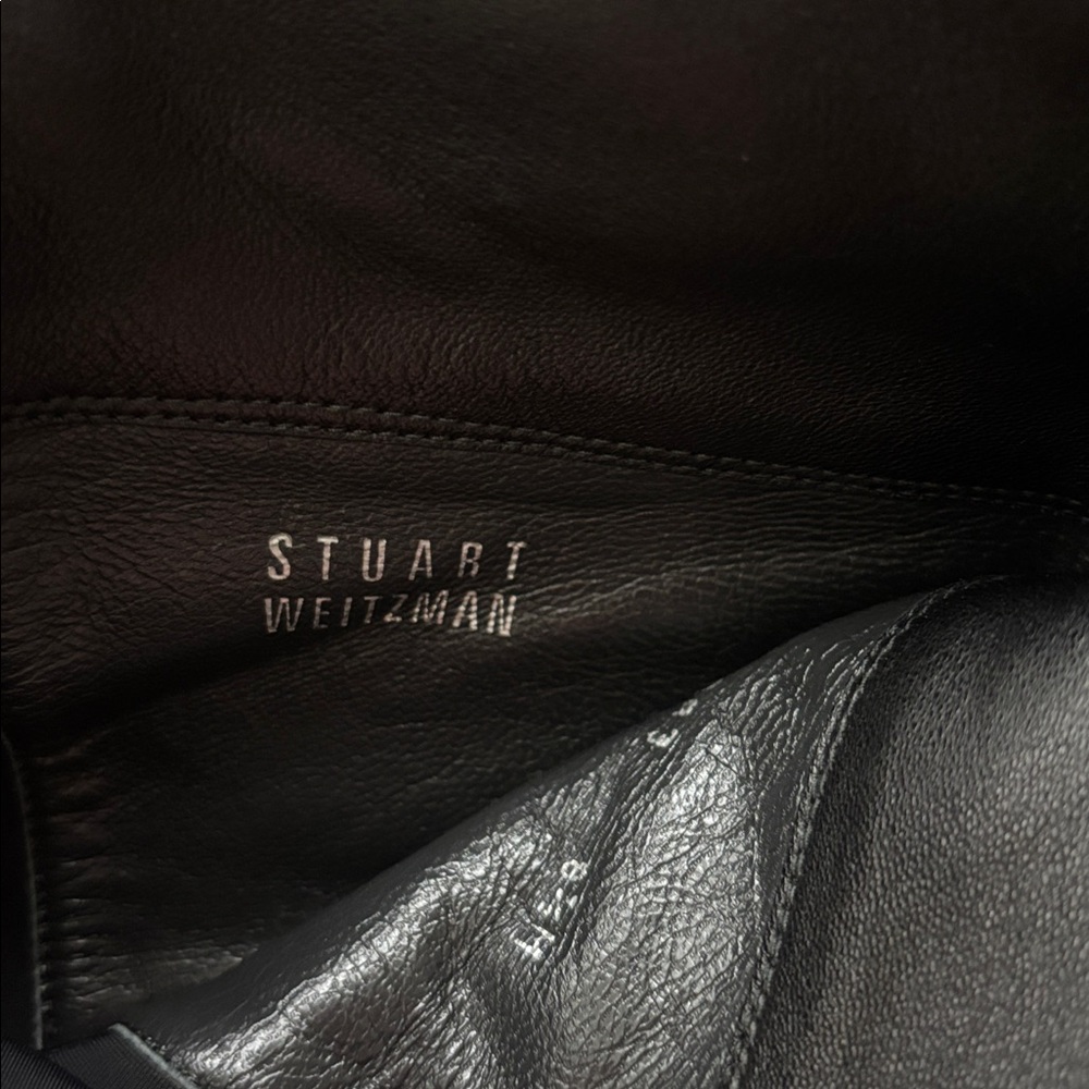 Stuart Weitzman black
over the knee Boots leather 8.5 - Picture 7 of 16